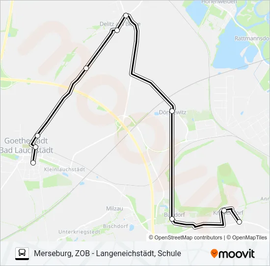 726 Bus Line Map