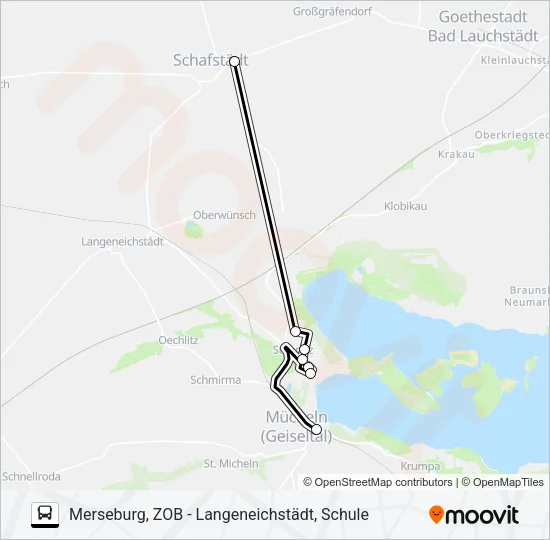 726 Bus Line Map