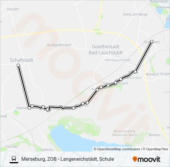 726 Bus Line Map