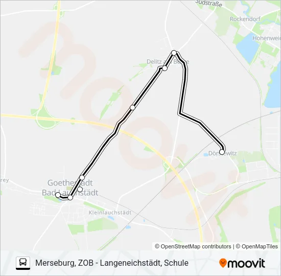726 Bus Line Map