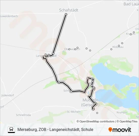 726 Bus Line Map