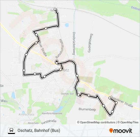 A Bus Line Map