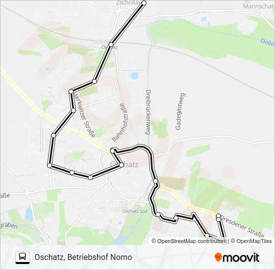 A Bus Line Map