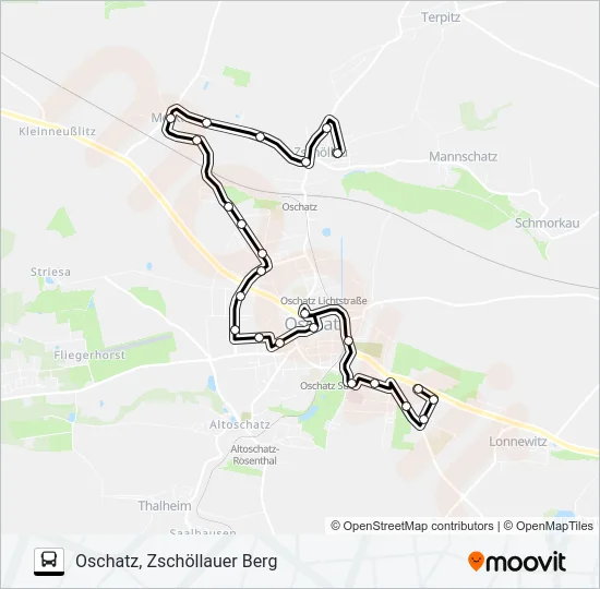 A Bus Line Map