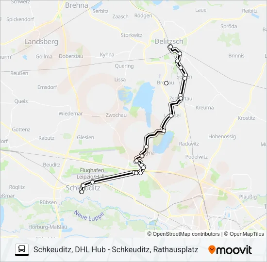 207 Bus Line Map