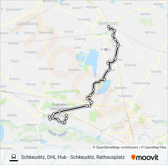 207 Bus Line Map