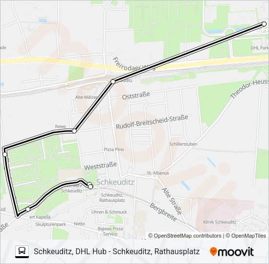Автобус 207: карта маршрута