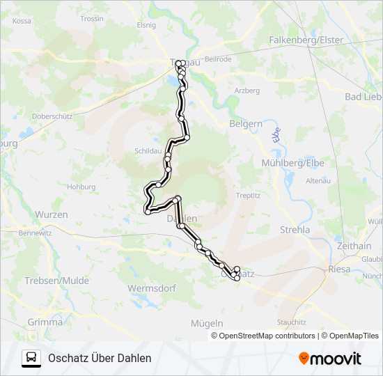 Автобус 781: карта маршрута