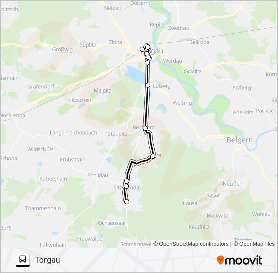 Автобус 781: карта маршрута
