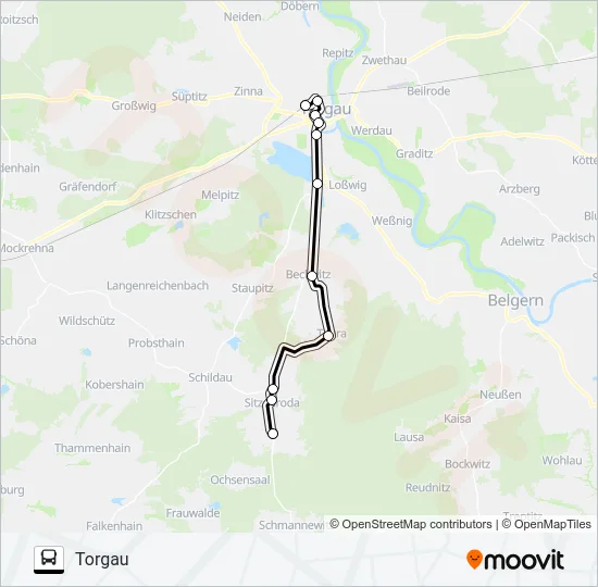 781 Bus Line Map