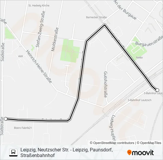 E Bus Line Map