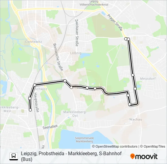 108 Bus Line Map