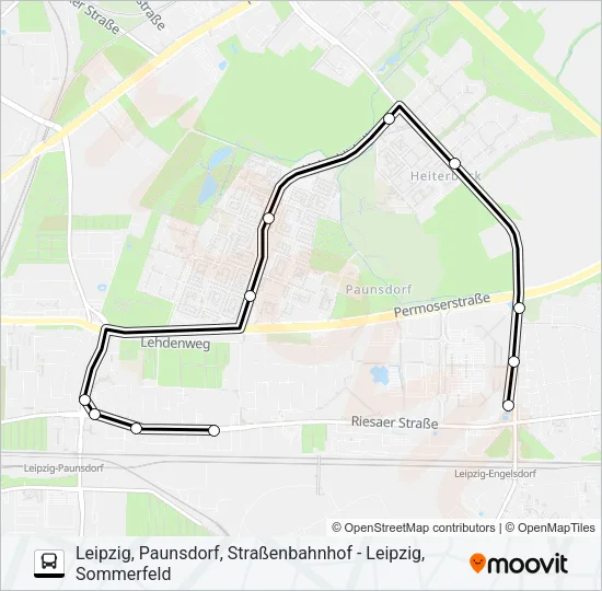 Автобус SEV7: карта маршрута