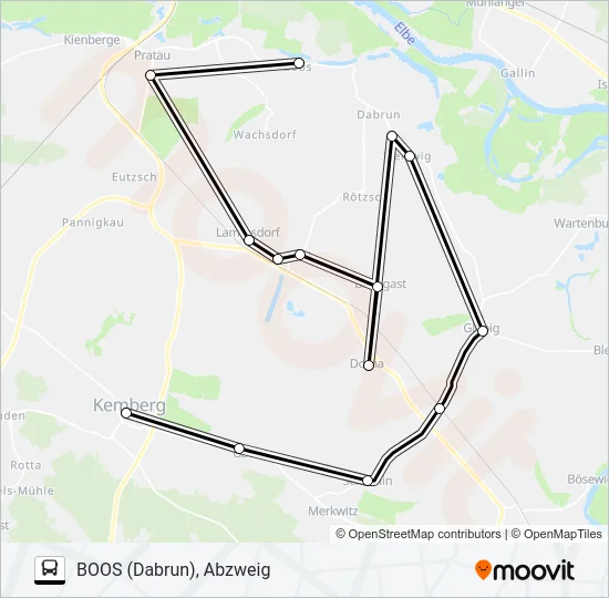 332 Bus Line Map