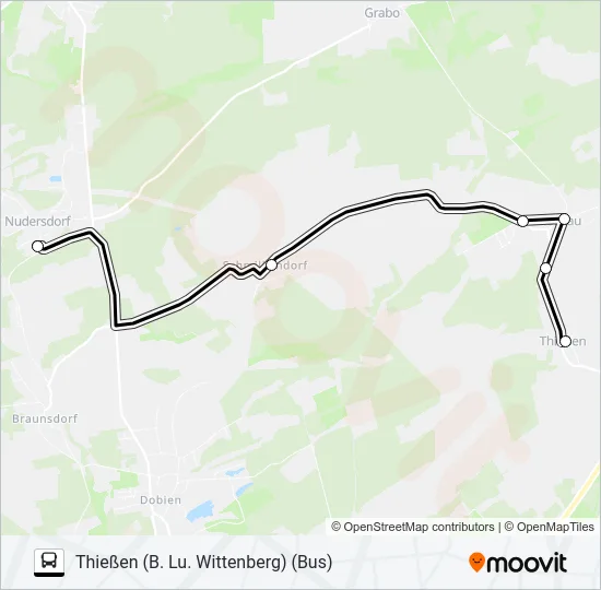 355 Bus Line Map