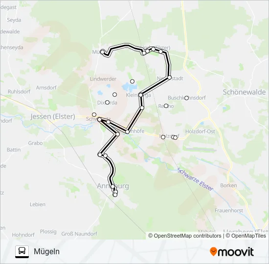 362 Bus Line Map