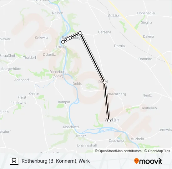 325 Bus Line Map