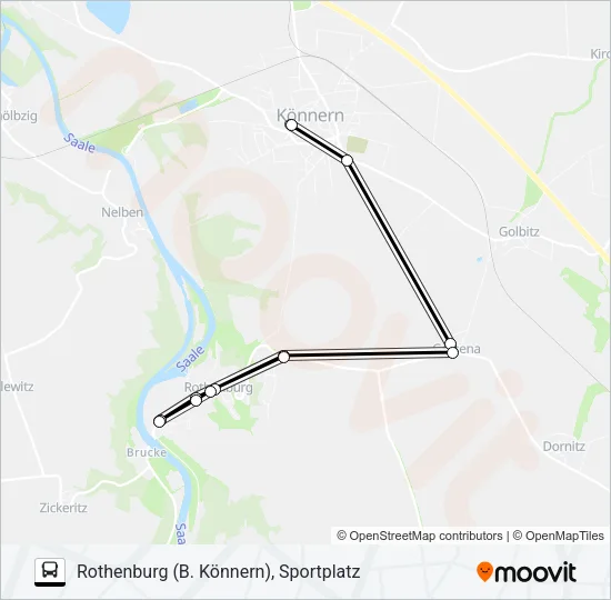 325 Bus Line Map