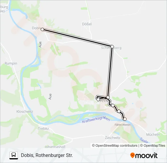 325 Bus Line Map