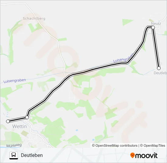325 Bus Line Map