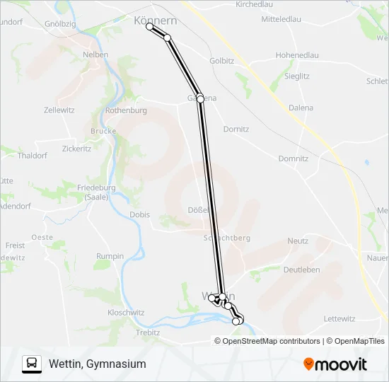 325 Bus Line Map