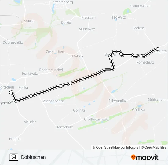 684 Bus Line Map