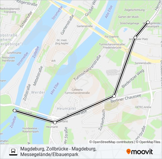 Автобус 44: карта маршрута