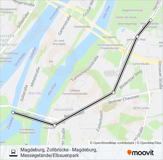 Автобус 44: карта маршрута
