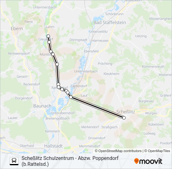 962 Bus Line Map
