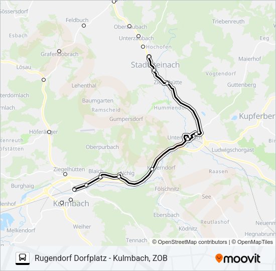 Автобус 1332: карта маршрута