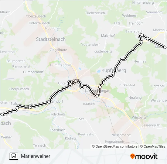 1337 Bus Line Map