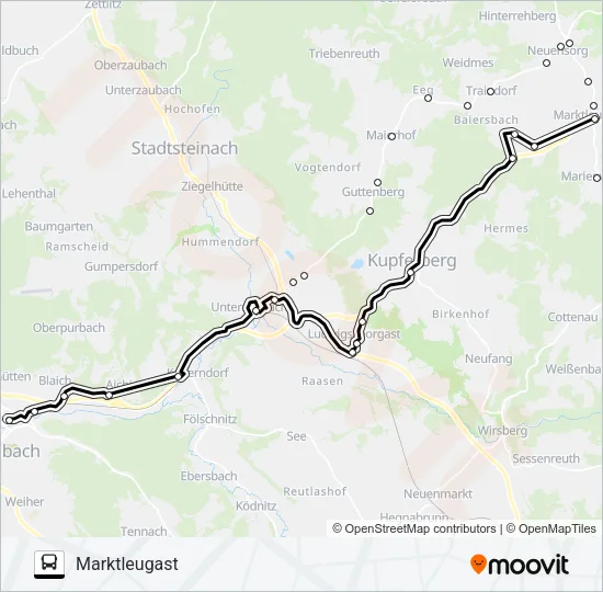 1337 Bus Line Map