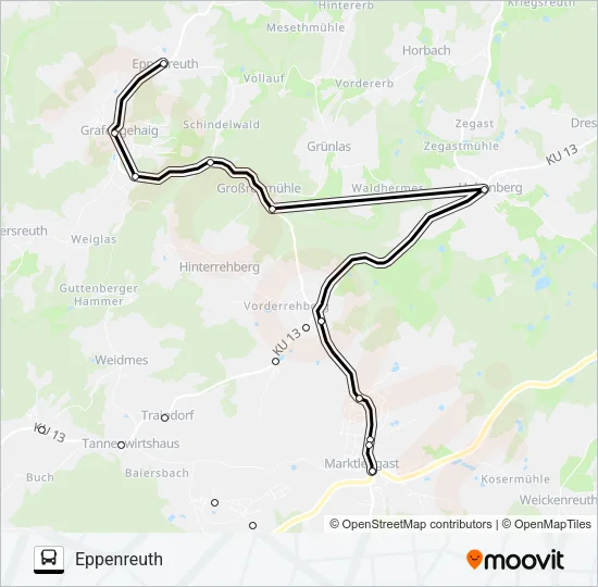 1337 Bus Line Map