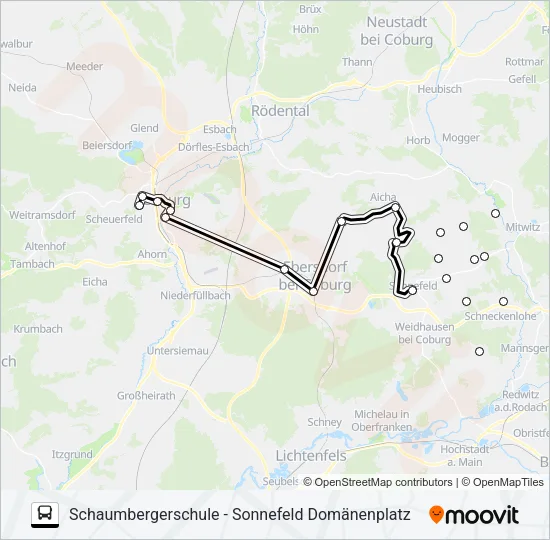1467 Bus Line Map