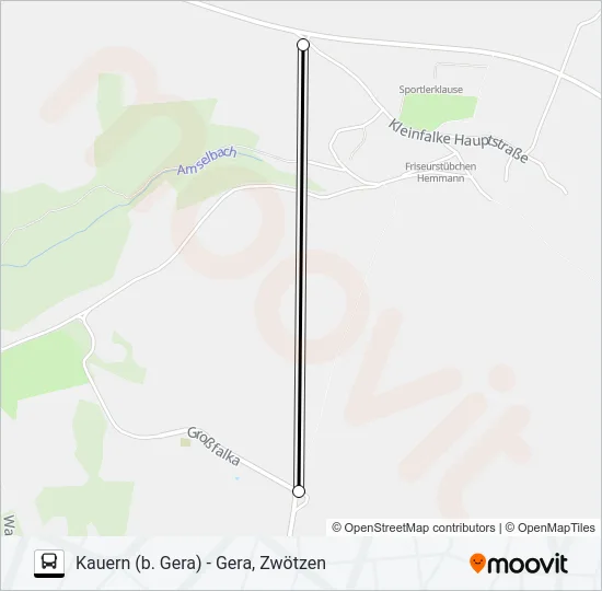 18 Bus Line Map