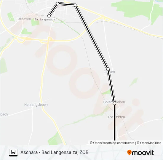737 Bus Line Map