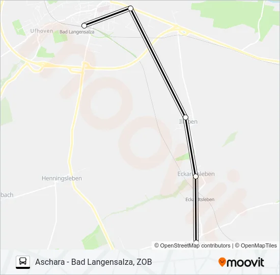 737 Bus Line Map