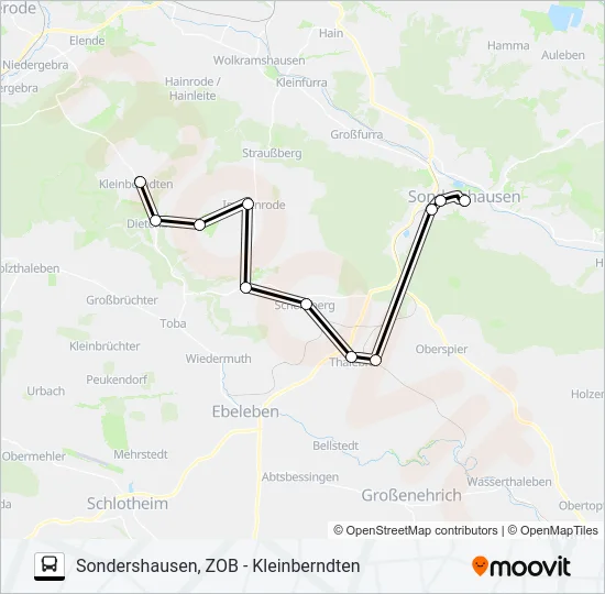 411 Bus Line Map
