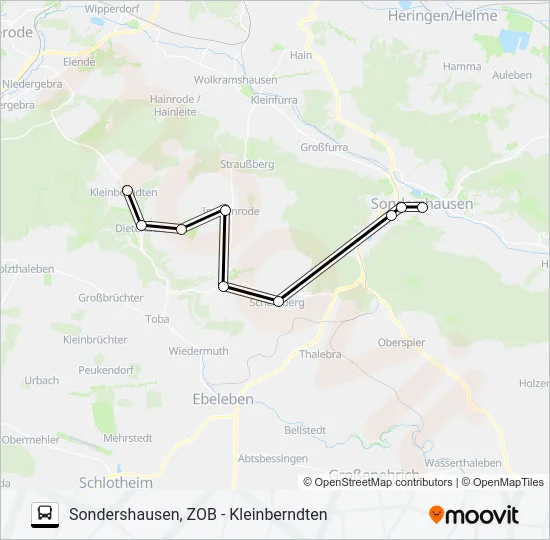 411 Bus Line Map