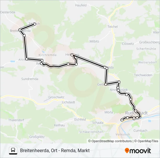 113 Bus Line Map