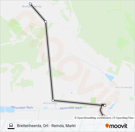113 Bus Line Map