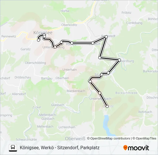 333 Bus Line Map