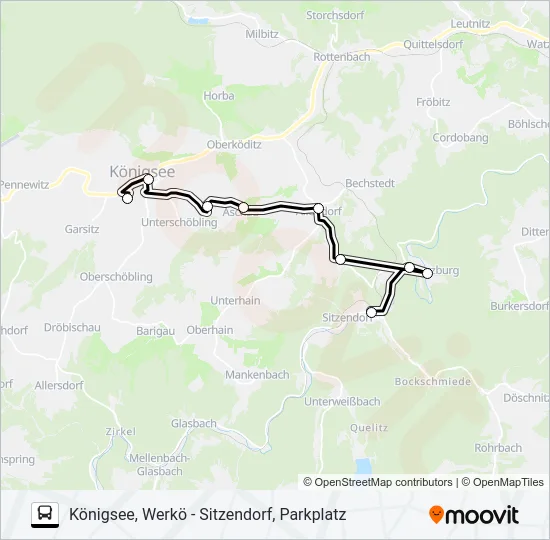 333 Bus Line Map