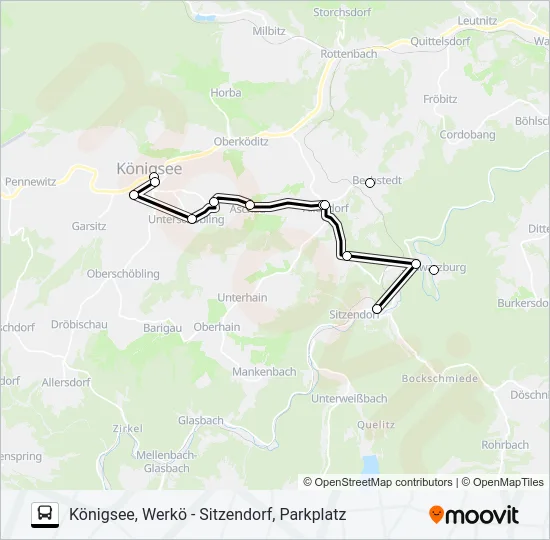 333 Bus Line Map