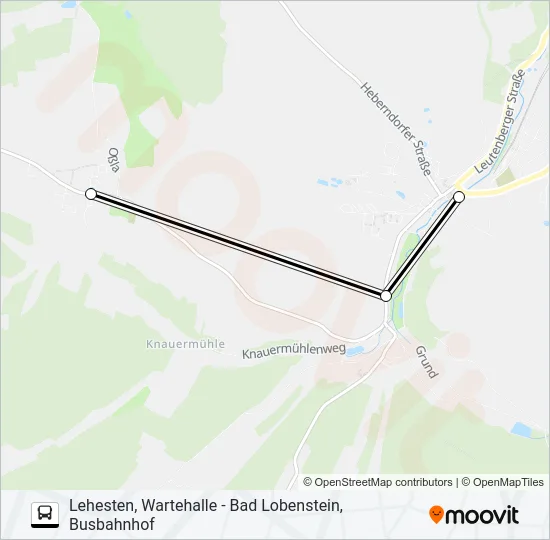 610 Bus Line Map