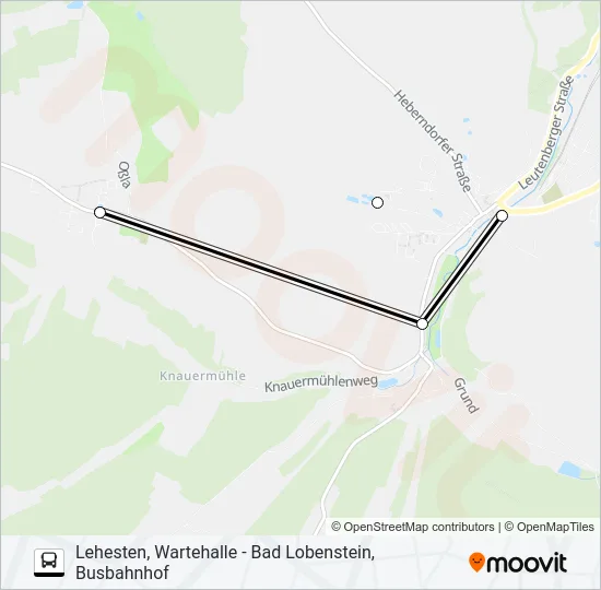 610 Bus Line Map