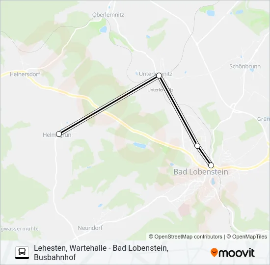 610 Bus Line Map