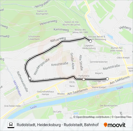 917 Bus Line Map