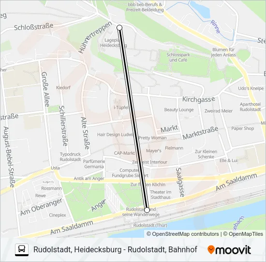 917 Bus Line Map