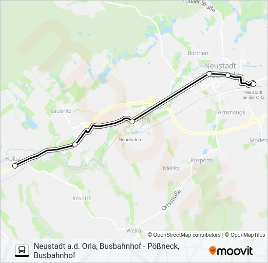 944 Bus Line Map